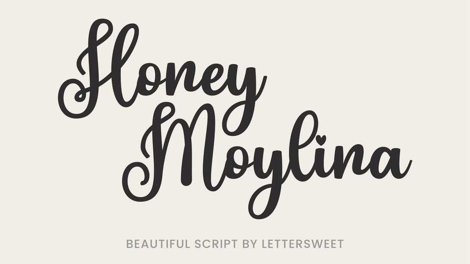 Honey Moylina Font › Fontesk