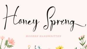 Honey Spring Font › Fontesk