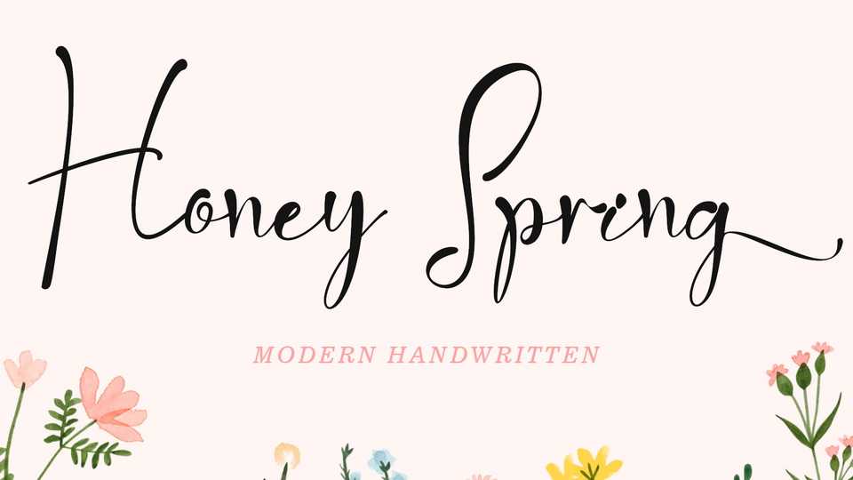 Honey Spring Font › Fontesk