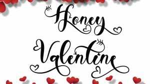 Honey Valentine Font › Fontesk