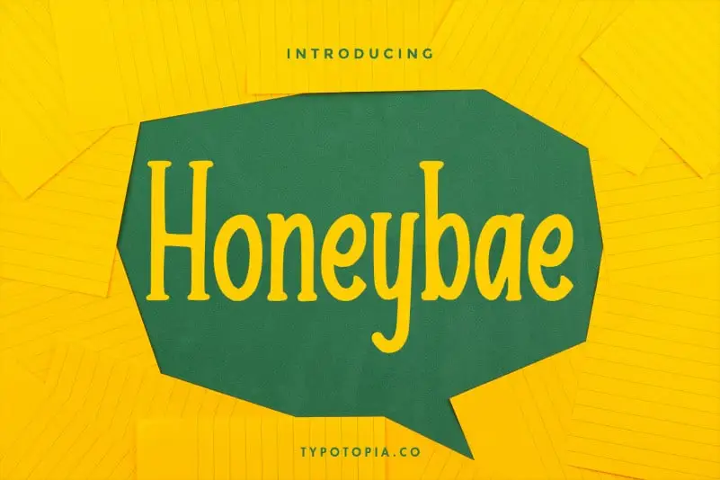 Honeybae - Fun Display Font