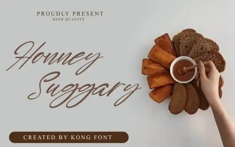 Honney Suggary Script Font