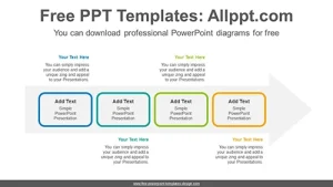 Horizontal arrow PowerPoint Diagram Template