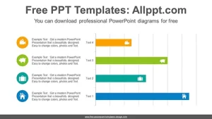 Horizontal bar chart PowerPoint Diagram Template