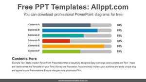 Horizontal Bar Chart PPT Diagram