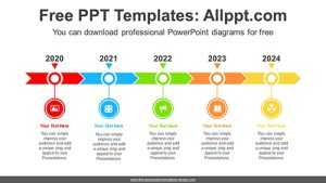 Horizontal Chevron Arrow PowerPoint Diagram