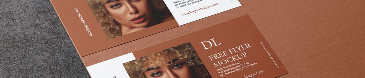 Horizontal DL flyer mockup