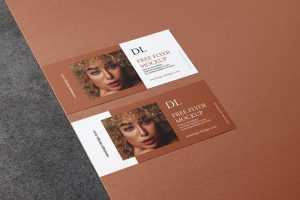 Horizontal DL flyer mockup