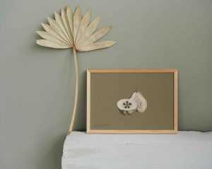 Horizontal Wooden Frame Mockup (PSD)