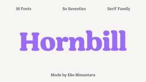 Hornbill Font › Fontesk