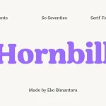 Hornbill Serif Font Family