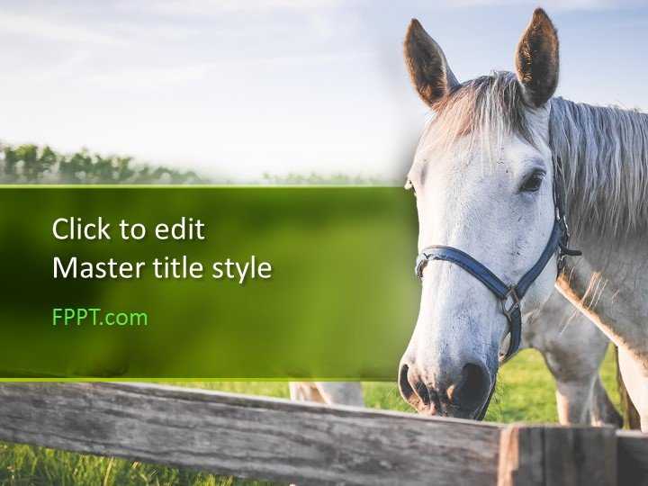 Horse PowerPoint Template