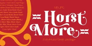 Horst More Serif Font