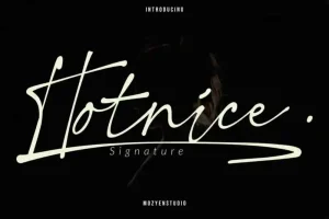 Hot Nice Handwritten Font