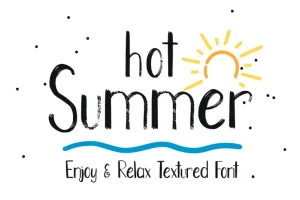 Hot Summer Display Font