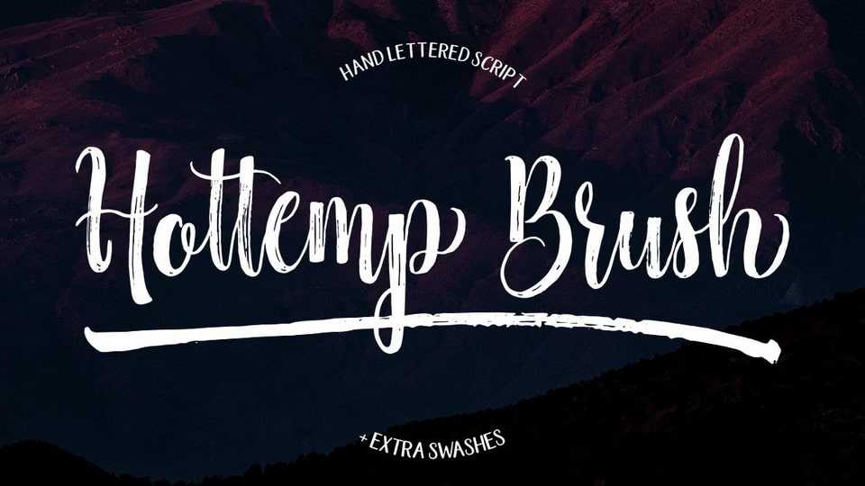 Hottemp Brush Font › Fontesk