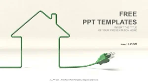 House And Wire-Real Estate PPT Templates