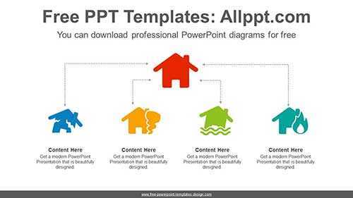 House Icon PowerPoint Diagram Template