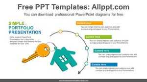 House Key Progress PowerPoint Diagram
