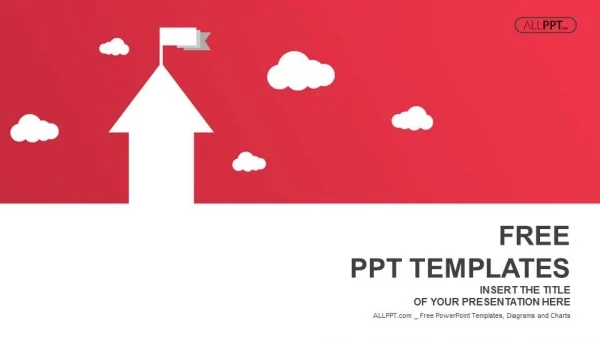 House shape arrows. Business concept PowerPoint Templates