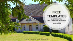 House With Green-Real Estate PPT Templates