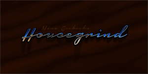 Housegrind font