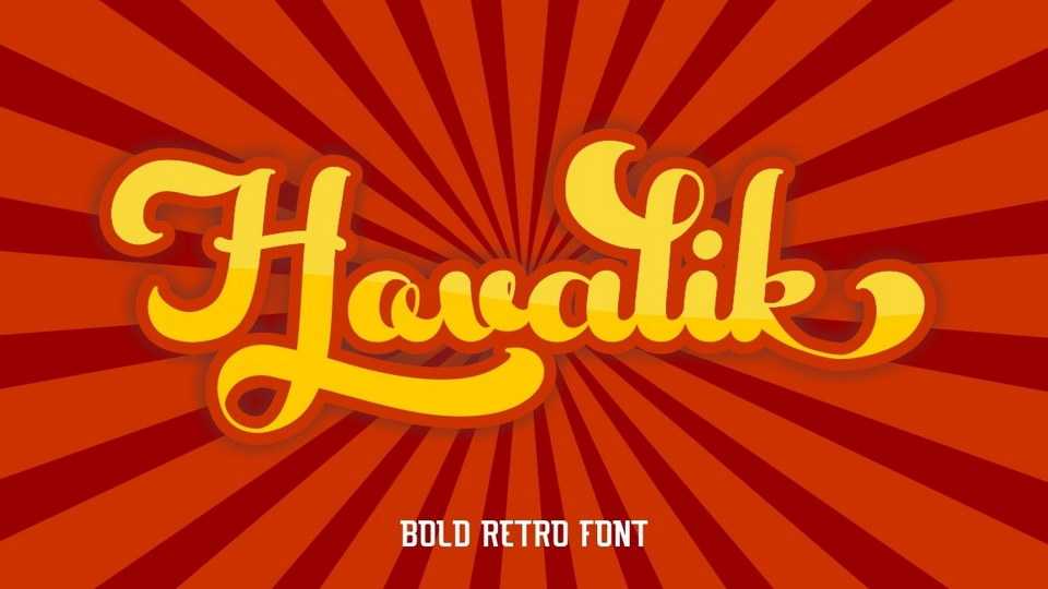 Hovalik Script Font › Fontesk