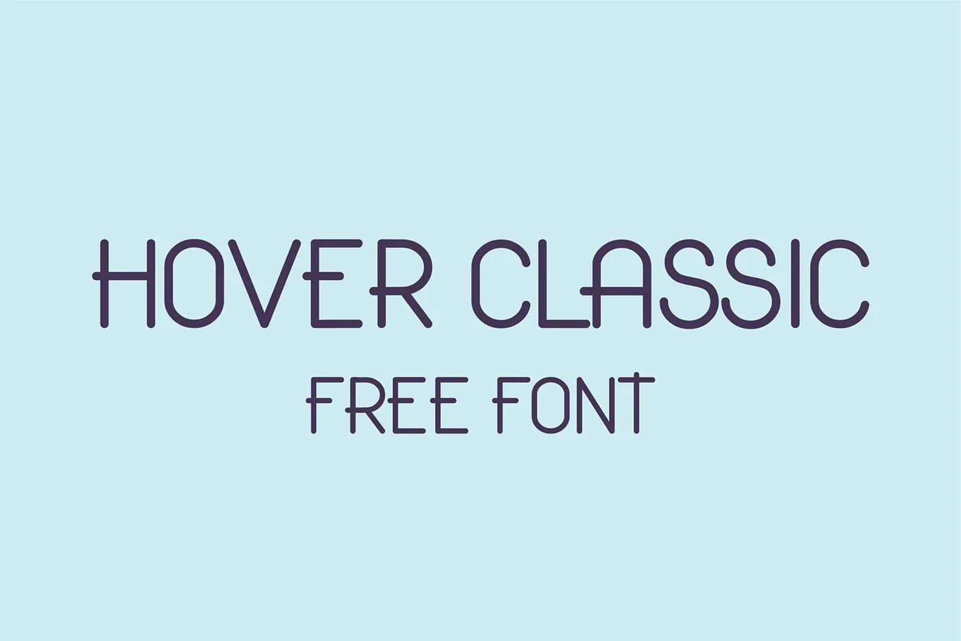 Hover Classic Font