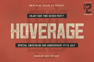 Hoverage Font Family
