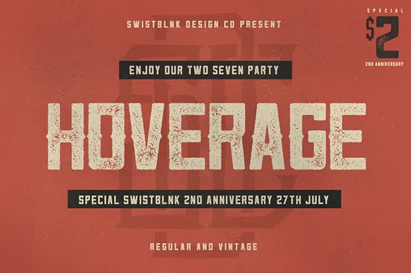Hoverage Font Family