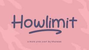 Howlimit Font › Fontesk