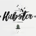 Hubster Script Font - Fonte Grátis Hubster Script Font
