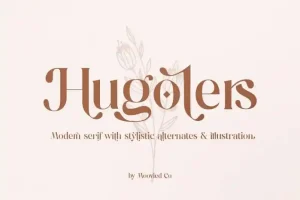 Hugolers Stylish Serif Font