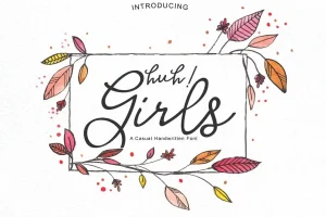 Huh! Girls Script Font