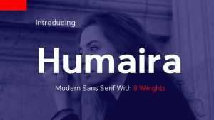 Humaira Font Family › Fontesk