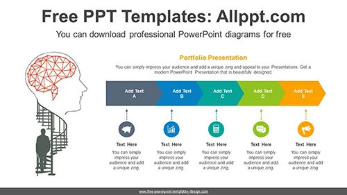 Human Brain PowerPoint Diagram