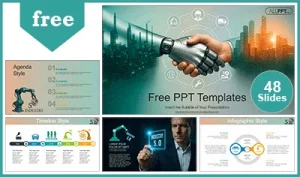 Human-Centered Industry 5.0 PowerPoint Templates