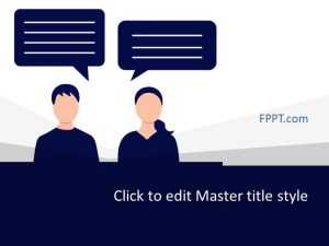 Human Conversation PowerPoint Template