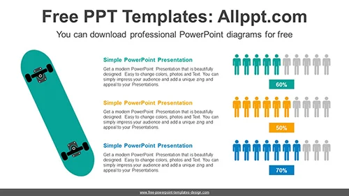 Human Icon Chart PowerPoint Diagram