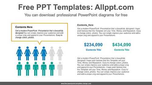 Human Icon Compare PowerPoint Diagram