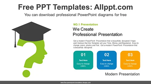 Human Question Mark PowerPoint Diagram