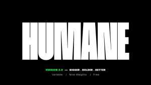 Humane V.2.0 Font Family › Fontesk