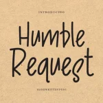 Humble Request Font