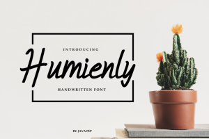 Humienly Script Font
