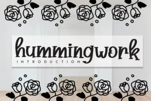 Hummingwork Script Font