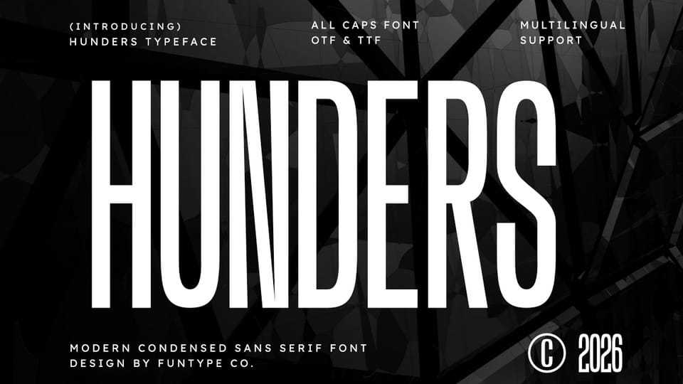 Hunders Font › Fontesk