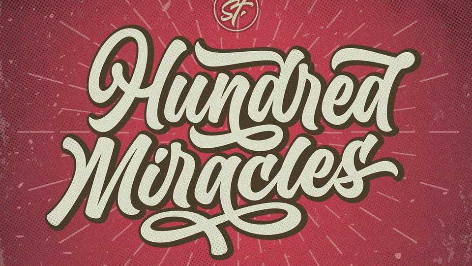 Hundred Miracles Script Font › Fontesk