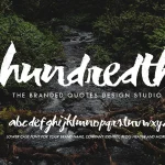 Hundredth Font - Fonte Grátis Hundredth Font
