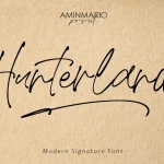 Hunterland Font