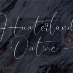 Hunterland Ontime Font